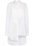 Loewe Asymmetric Broderie Anglaise Shirt - White