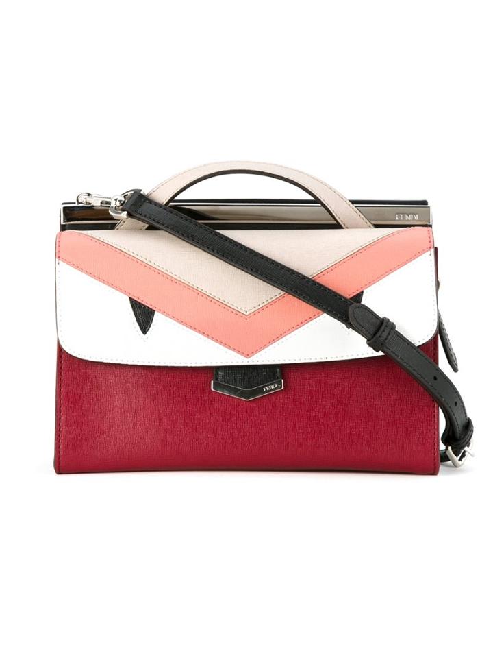 Fendi Mini 'demi Jour' Crossbody Bag, Women's, Pink/purple