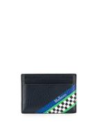 Mulberry Racing Stripes Slip Cardholder - Blue