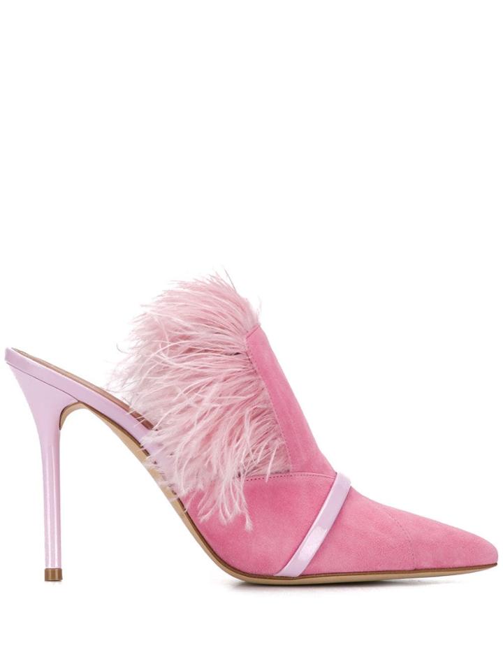 Malone Souliers Magda Luwolt 100 Mules - Pink