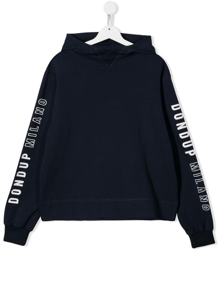 Dondup Kids Teen Hooded Sweater - Blue