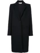 Enföld Single Breasted Coat, Women's, Size: 38, Black, Nylon/cupro/wool