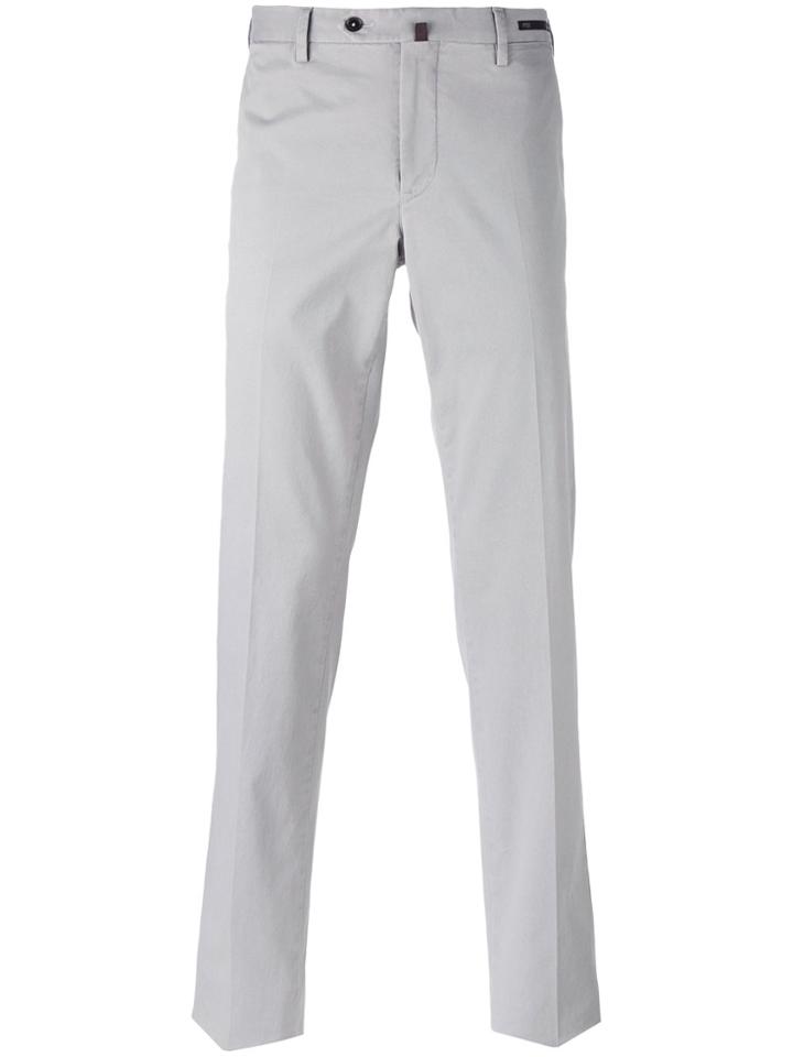 Pt01 Slim Chino Trousers - Grey