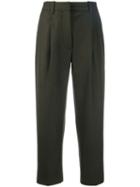 Acne Studios Cropped Trousers - Green