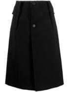 Maison Margiela A-line Patch Pocket Skirt - Black