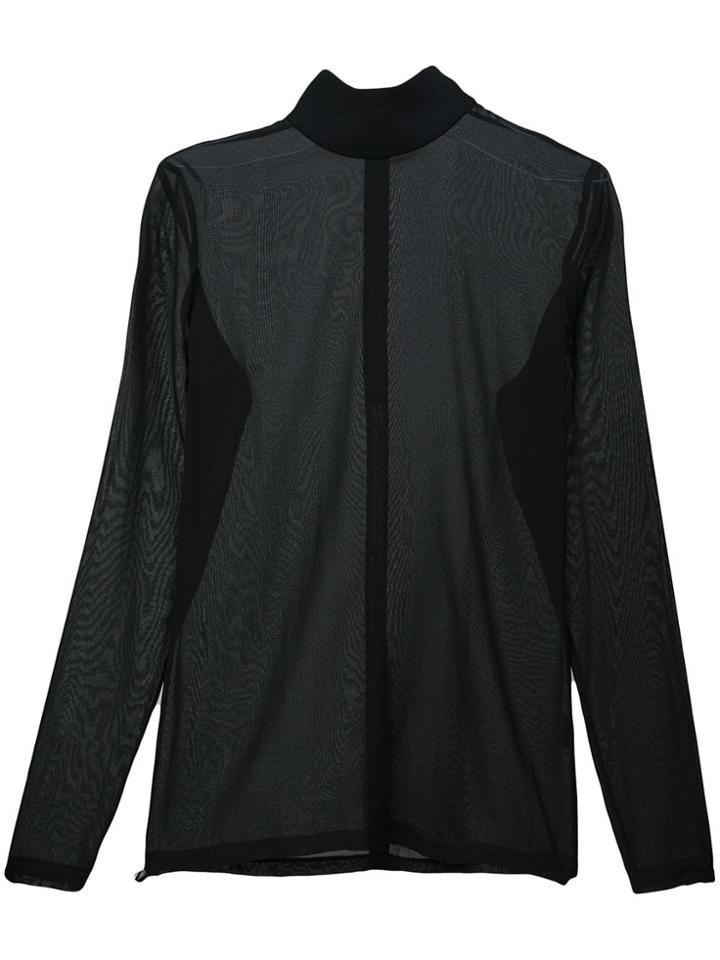 Barbara Bui Sheer Sweater - Black