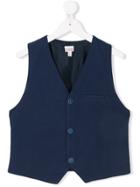 Officina 51 Teen Button Waistcoat - Blue