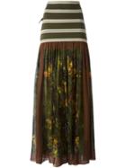 Jean Paul Gaultier Vintage Printed Ruffle Skirt