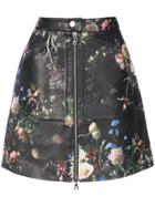 Vivetta Embroidered A-line Skirt - Black