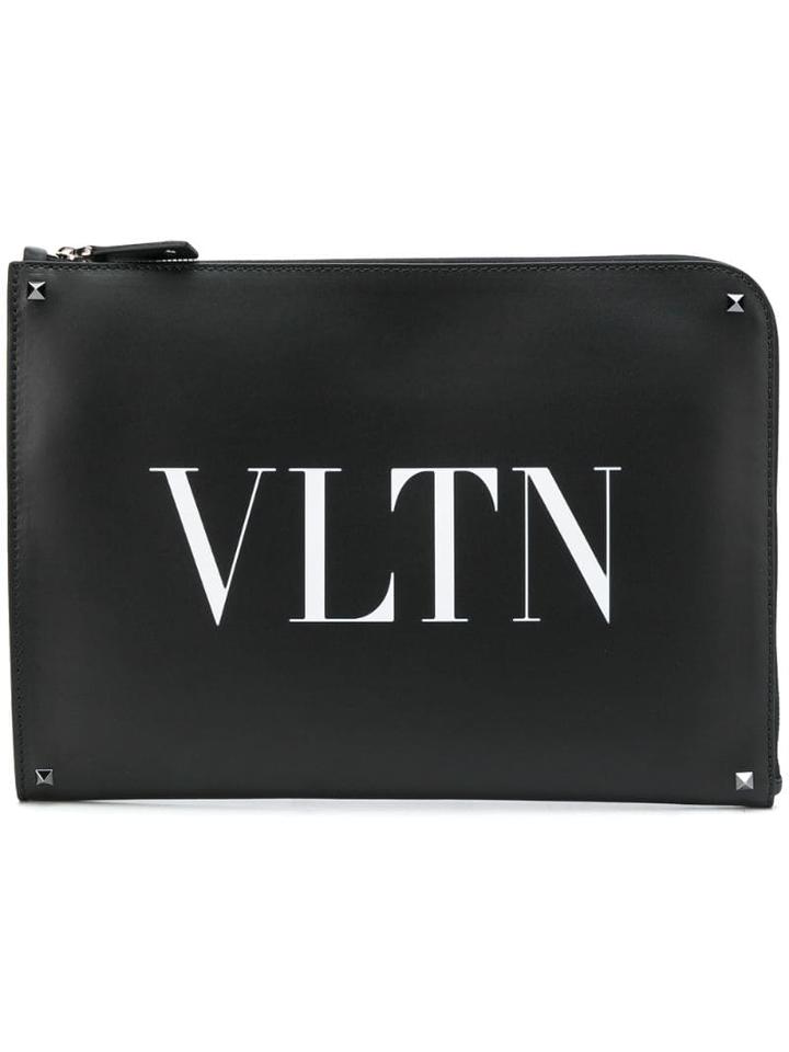 Valentino Valentino Garavani Vltn Document Holder - Black