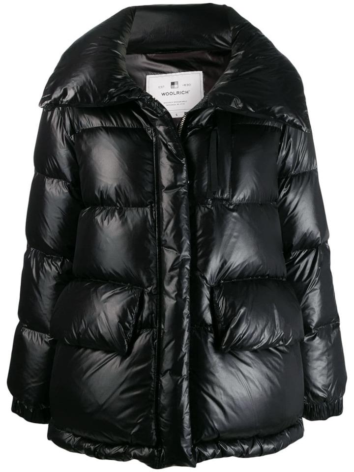 Woolrich Padded Short Coat - Black