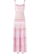 Cecilia Prado Long Knit Dress, Women's, Size: P, Pink/purple, Viscose