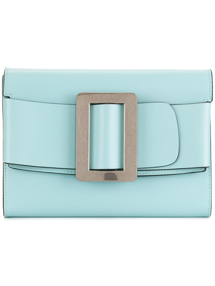 Boyy Buckled Clutch - Blue