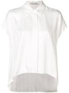 Alice+olivia Asymmetric Loose Fit Shirt - White