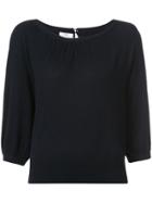 Co Cropped Sweater - Blue
