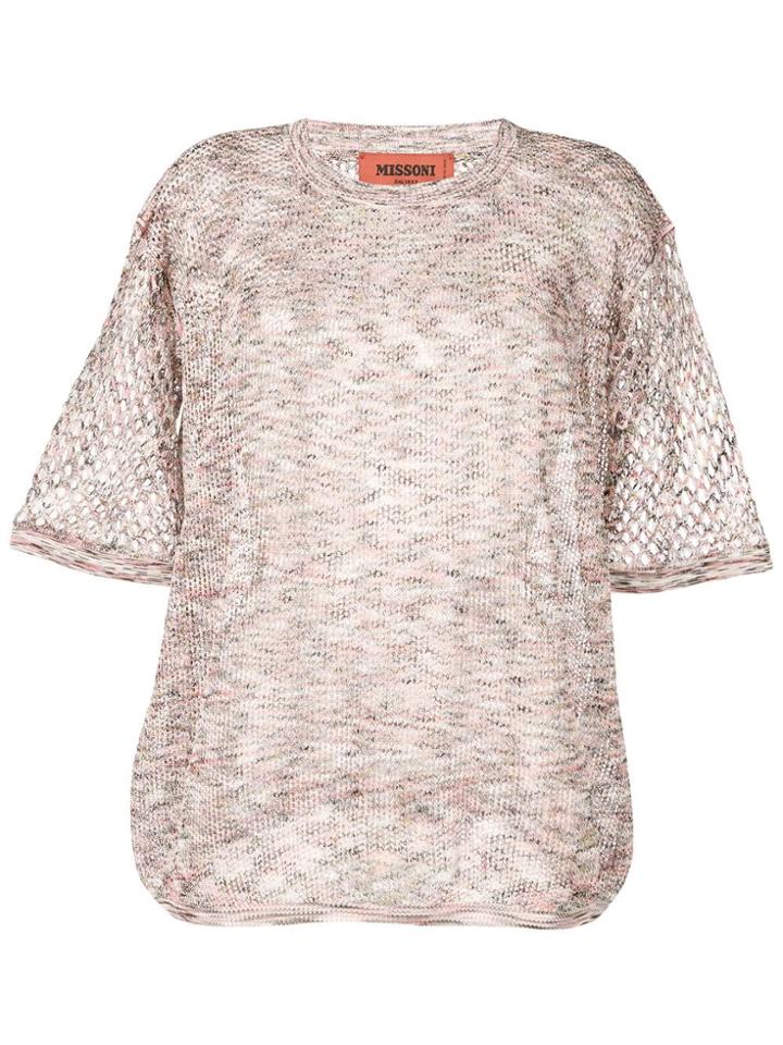 Missoni Waffle Top - White