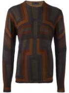 Etro Patterned Round Neck Pullover