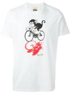 Paul Smith Jeans Monkey Print T-shirt, Men's, Size: Xl, White, Organic Cotton