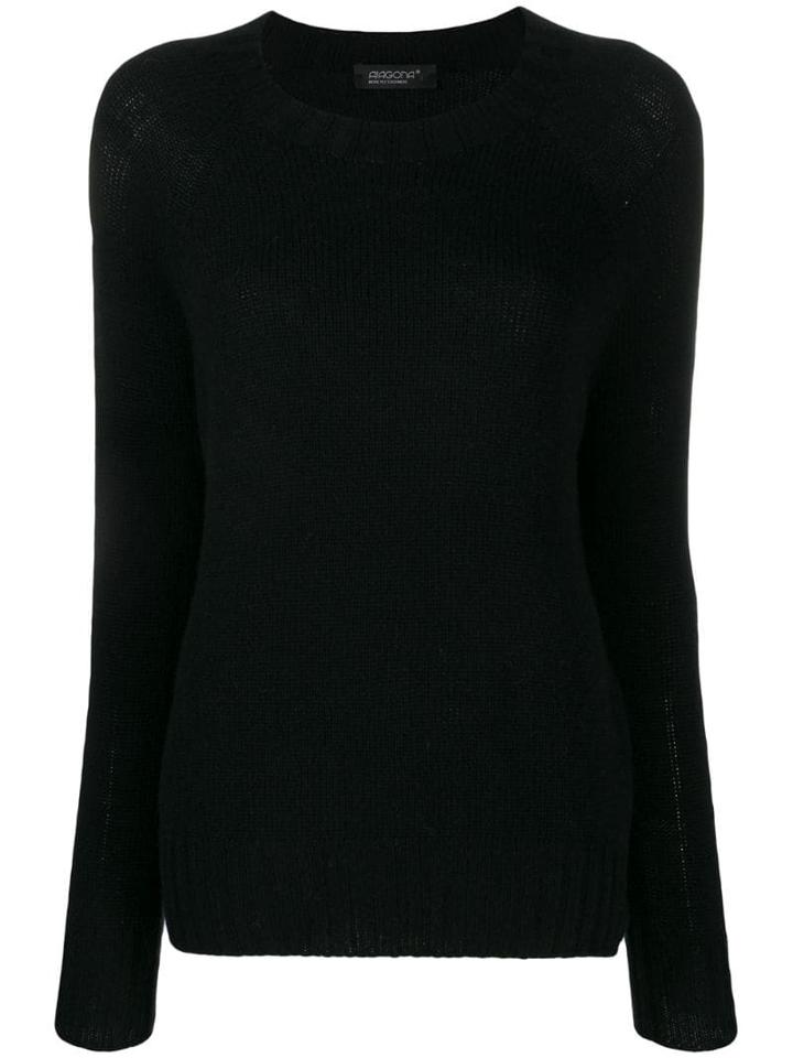Aragona Relaxed Jumper - Black