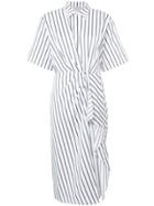 Jason Wu Striped Shirt Dress - White