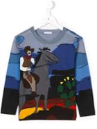 Dolce & Gabbana Kids Cowboy Print Sweatshirt, Boy's, Size: 6 Yrs