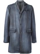 Avant Toi Buttoned Coat, Men's, Size: Medium, Grey, Cotton/polyamide/virgin Wool