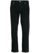 Citizens Of Humanity Slim Fit Cropped Jeans - Black