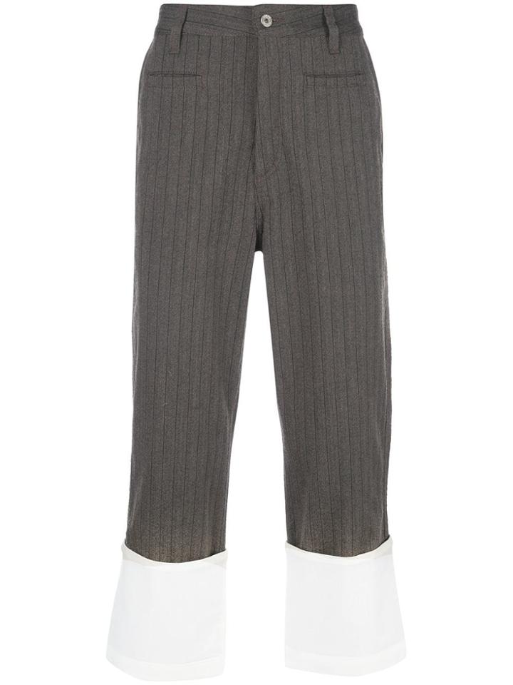 Loewe Two-tone Trousers - Brown