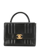 Chanel Pre-owned Mademoiselle Cc Turnlock Tote - Black