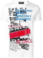 Dsquared2 I Don't Need Therapy T-shirt - White