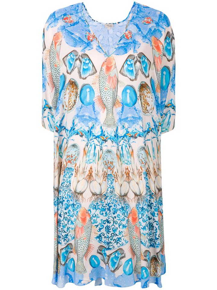 Temperley London Quartz Short Kaftan - Multicolour