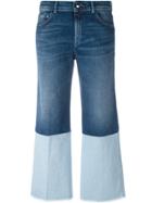 The Seafarer Double-denim Detail Jeans - Blue