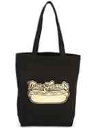 Marc Jacobs Logo Hot Dog Print Tote, Men's, Black, Cotton