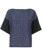 Marni Geometric Pattern Blouse - Black