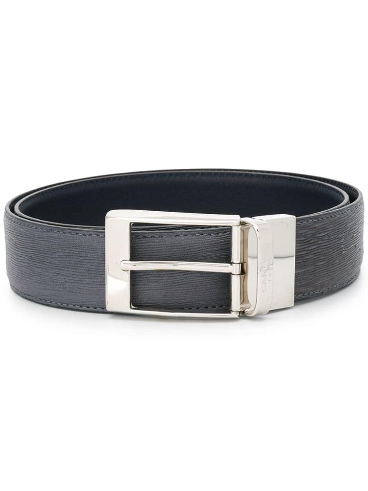 Canali Leather Belt - Grey