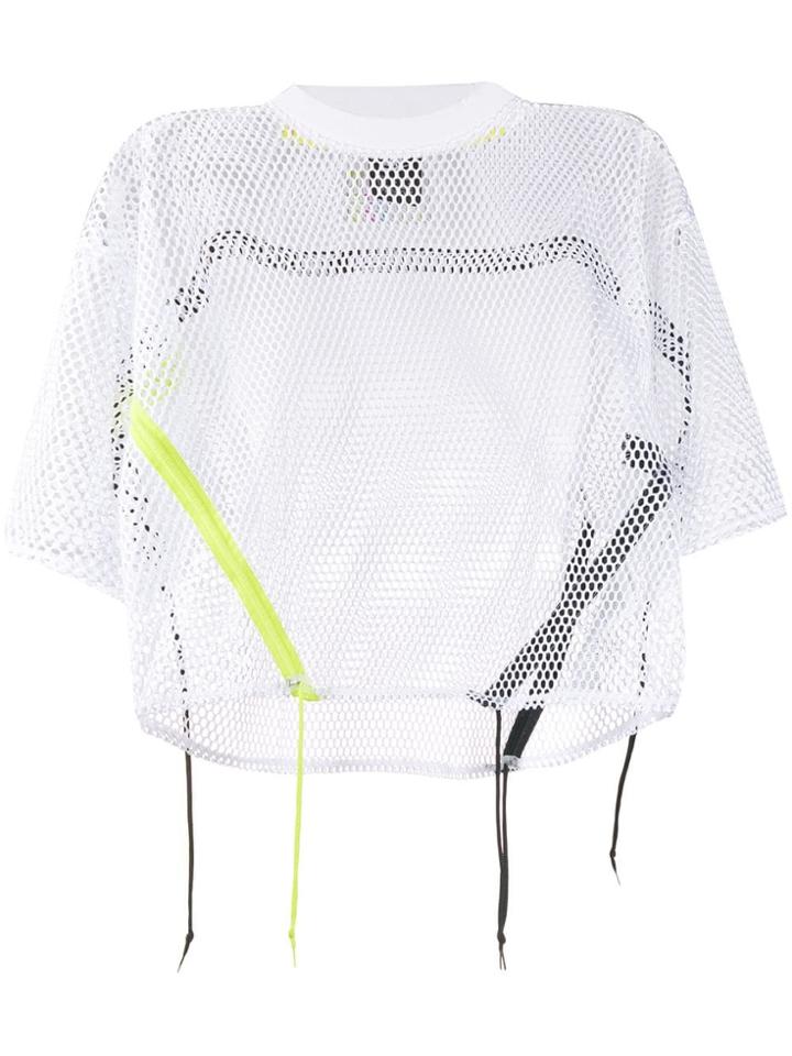 Nike Mesh Cropped T-shirt - White