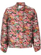 Msgm Floral Brocade Jacket - Multicolour