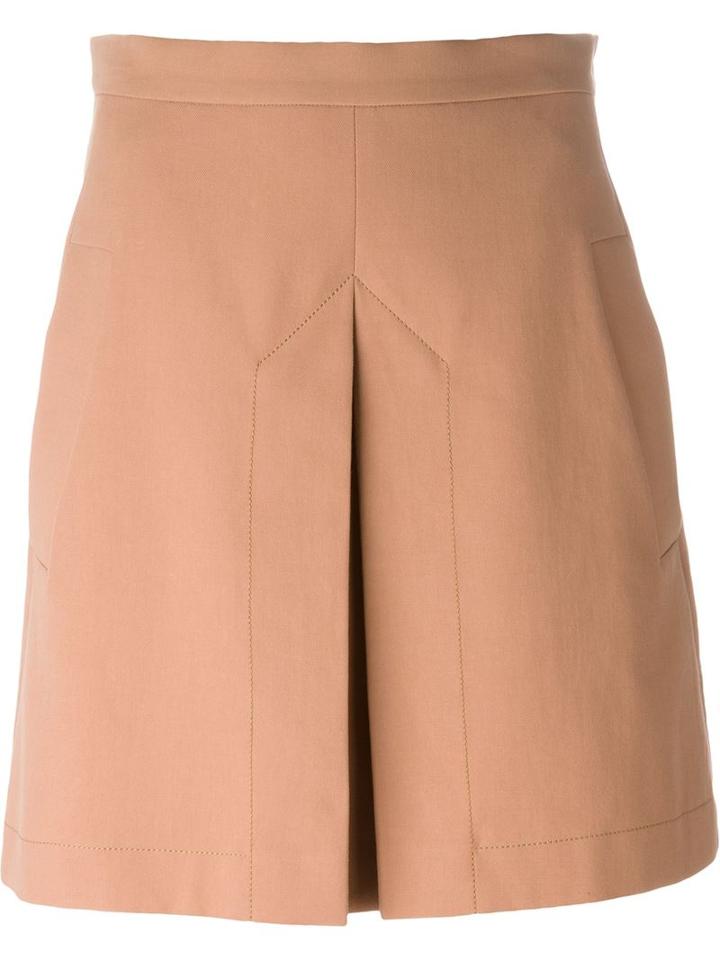 Cédric Charlier Box Pleat Skirt