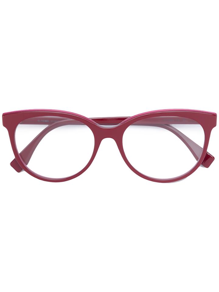 Fendi Eyewear D-frame Glasses - Red