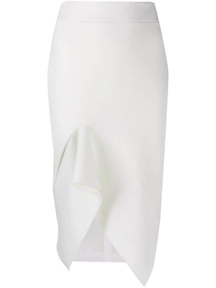 Tom Ford Asymmetric Pencil Skirt - White