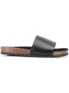 Saint Laurent Jimmy Slides - Black