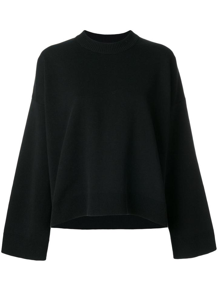 Paco Rabanne Oversized Zip Jumper - Black