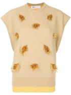 Toga Sleeveless Tabard Sweater - Nude & Neutrals