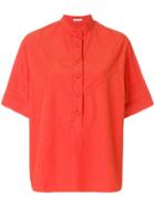 Tomas Maier Airy Poplin Shirt - Yellow & Orange