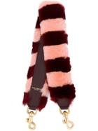 Dolce & Gabbana Fur Bag Charm - Pink