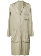 Sulvam - Slouched Long Shirt - Men - Acetate/cotton - M, Brown, Acetate/cotton