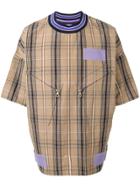 A(lefrude)e Oversized Plaid T-shirt - Brown