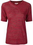 Isabel Marant Étoile Striped T-shirt - Red
