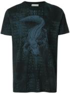 Etro Alligator-print T-shirt - Blue