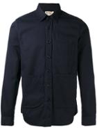 Aspesi Plain Shirt, Men's, Size: Small, Blue, Cotton